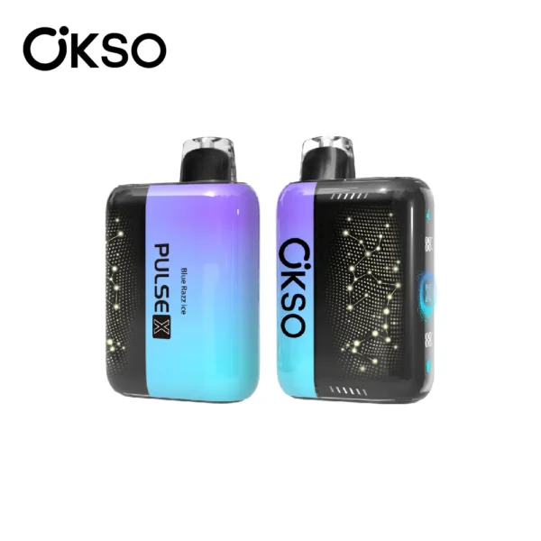 OKSO  25K Puffs PULSE X 3D Curved LED Screen Rechargeable Disposable Vape