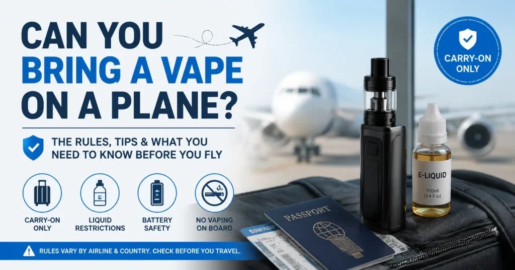 Wondering if you can bring an e-cigarette on a plane? This article provides a detailed overview of airline regulations, restrictions on liquids and batteries, and safe carrying tips to help ensure a smooth journey.