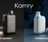 Comparison of open and closed system vape devices – open pod with e-liquid bottle and closed pod with pre-filled cartridge