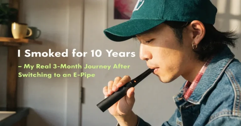 switching from cigarettes to e-pipe real story