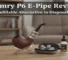 Kamry P6 E-Pipe wooden body and resin drip tip